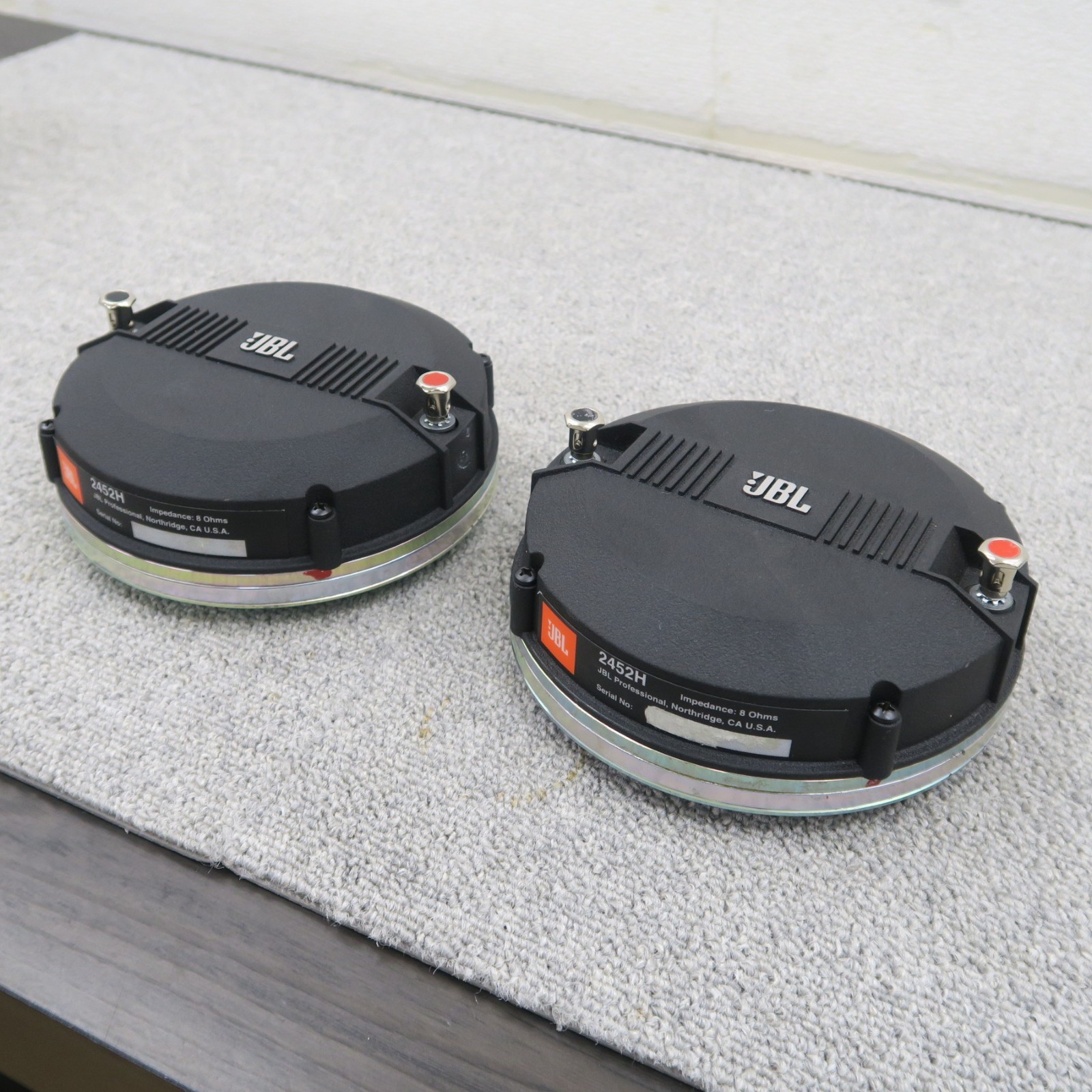 JBL 2452H Driver Unit Pair Working & Tested JP 5