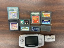 gameboy advance with 9 games works see description all games work image