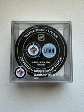 Utah Hockey Club - Winnipeg Jets - 1/24/25 - Warm Up Puck - Utah Mammoth