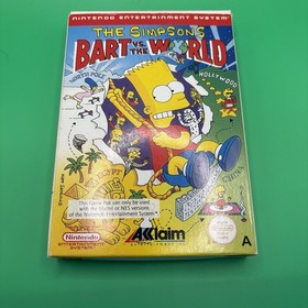 Bart Vs El Mundo Simpsons NES Juego Completo En Caja