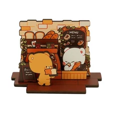 Milk Mocha Bear: Cozy Bakery Wooden Standee