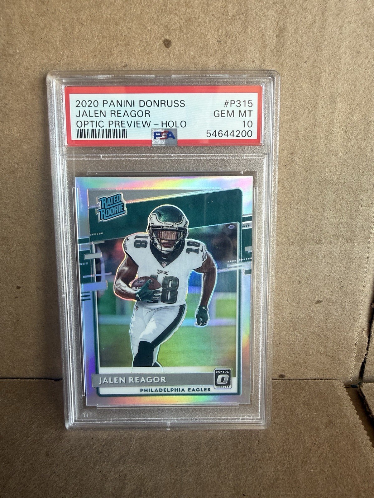 Jalen Reagor Panini Donruss #P315 Optic Preview-Holo