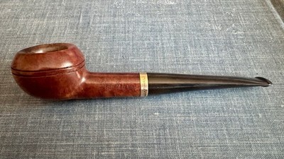 Pipe Maker Small Squat Bulldog #9 With 14K RG Band Estate Pipe Imported Briar
