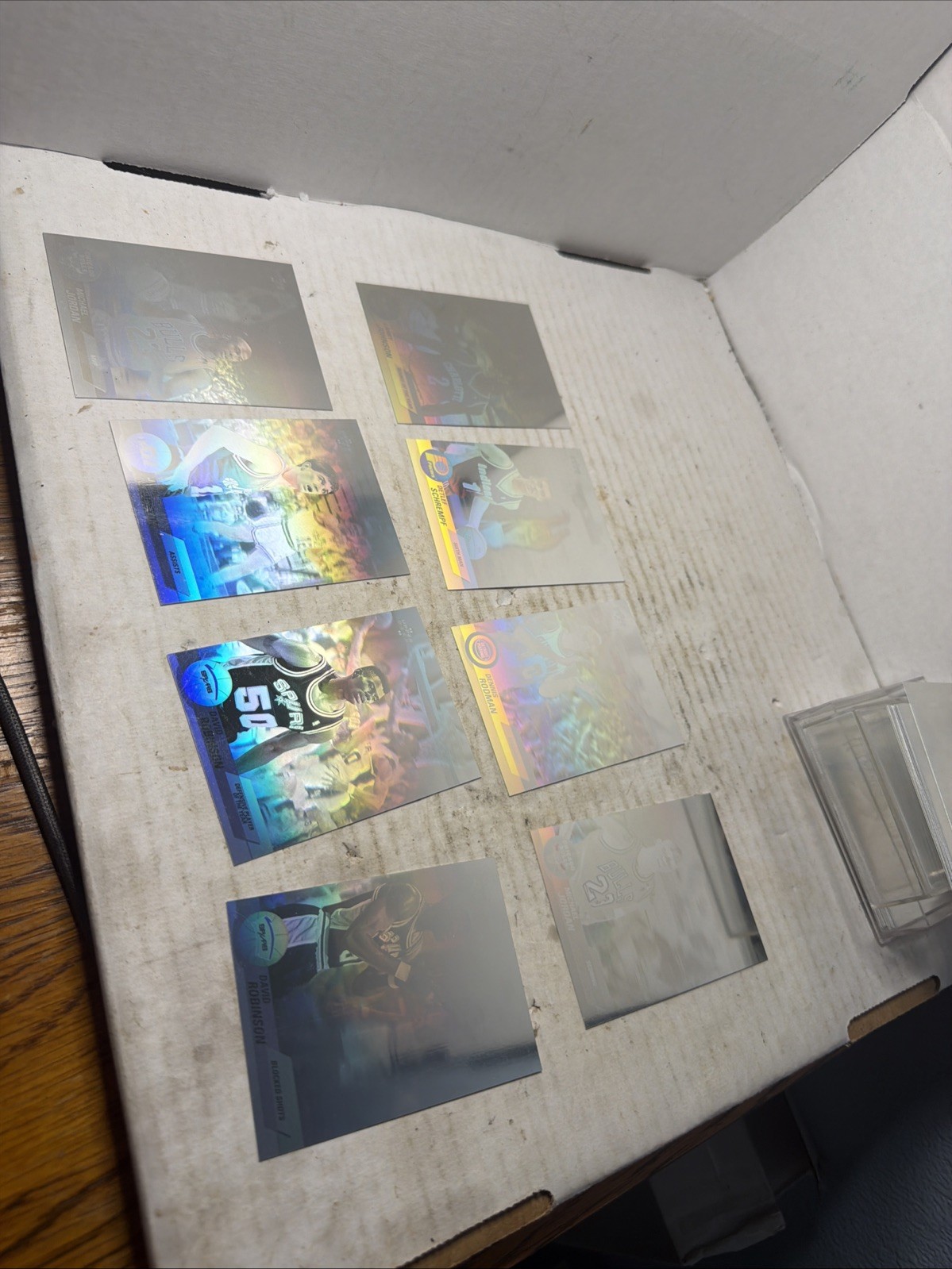 1992-93 UPPER DECK Missing #2 HOLOGRAMS  AW1-AW9 (2 MICHAEL JORDAN'S) Rf