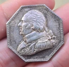 Rare Louis XVIII Silver Token - Eastern Royal Salt Mines and Forges