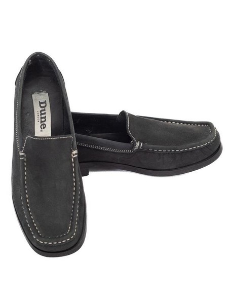 Women Dune London Loafers Grey Nubuck 38