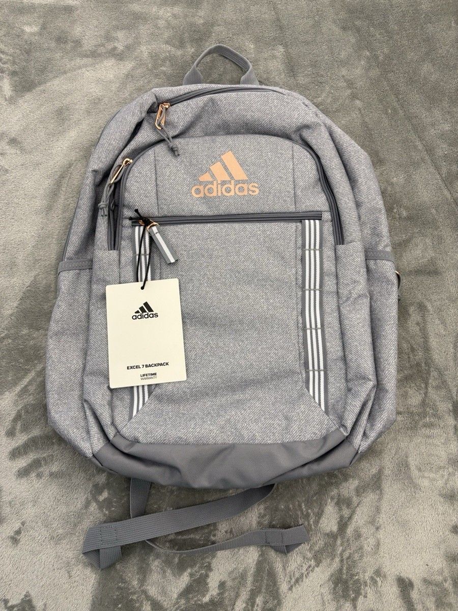 adidas excel iii backpack gray 7 Branded 100% polyester Laptop Bags Adidas Excel Iii