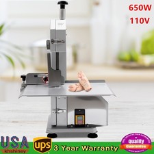650W Electric Commercial Frozen Meat Bone Saw Butcher Band Saw Cutting Machine