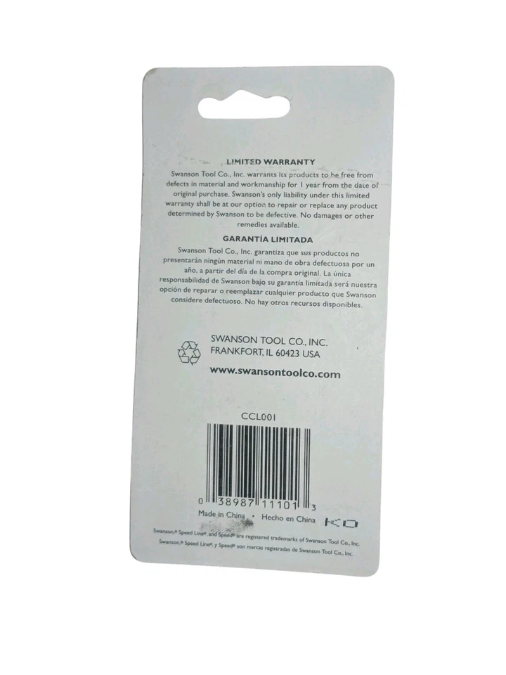 Swanson CCl001 Cross-Check Level - Red Plastic - 1.75" x 2.25" - Swanson Tool - Image 2 of 2