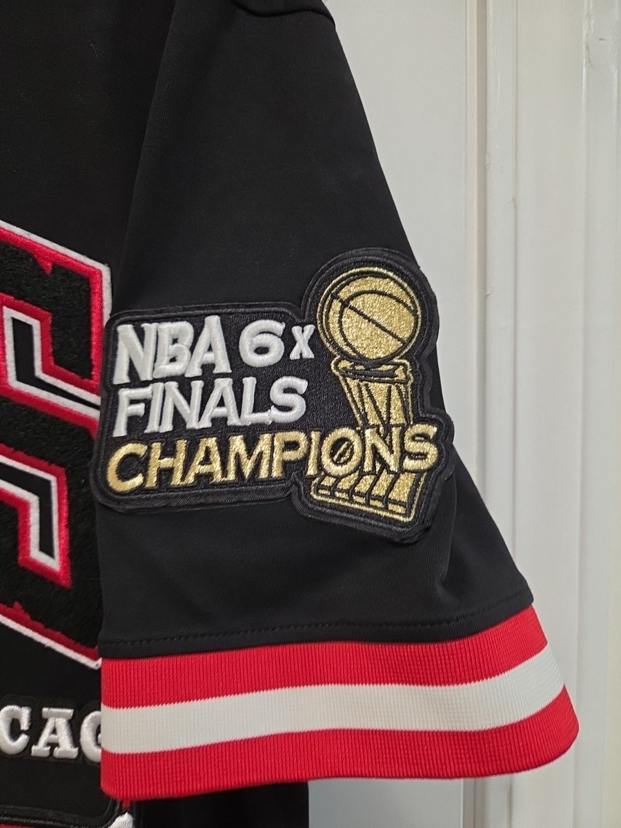 Men Pro Standard NBA CHICAGO BULLS Logo 6x Finals Champions Size M