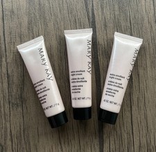 Mary Kay Extra Emollient Night Cream .42 oz. Mini Travel Size  Lot of 3  NEW
