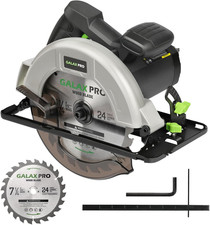 Sierra Circular Electrica Para Cortar Madera De 7 1/4 Pulgadas Herramientas 24T