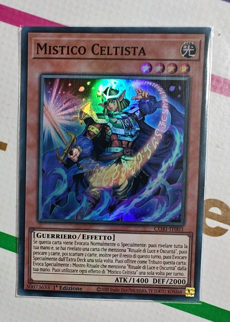 MISTICO CELTISTA (Celtic Mystic) • Super Rara • CORI IT003 • 1Ed • Yu-Gi-Oh MINT
