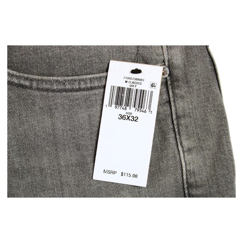 Polo Ralph Lauren Jeans Mens 36x32 Gray Varick Slim Straight Stretch Casual $115 - Picture 8 of 8