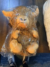 Soothing Highland Cow Plush Doll Baby Toy with Music Lights  Rhythmic Breathing