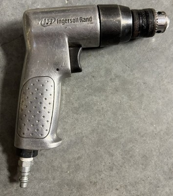 Ingersoll Rand Reversible Pistol Grip Air Drill Keyed 1/2  Jacobs Chuck IR7802RA