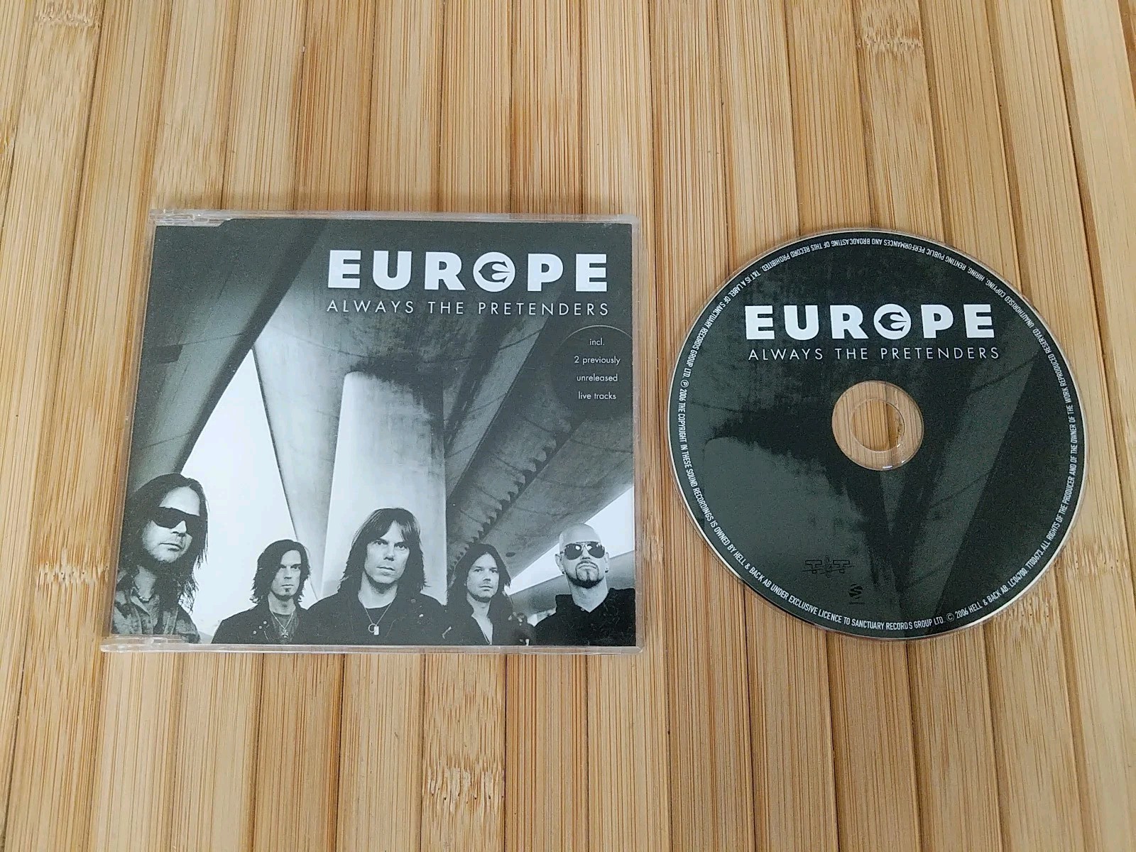 Europe - Always The Pretenders CD Single 2006 In Very Good Condition