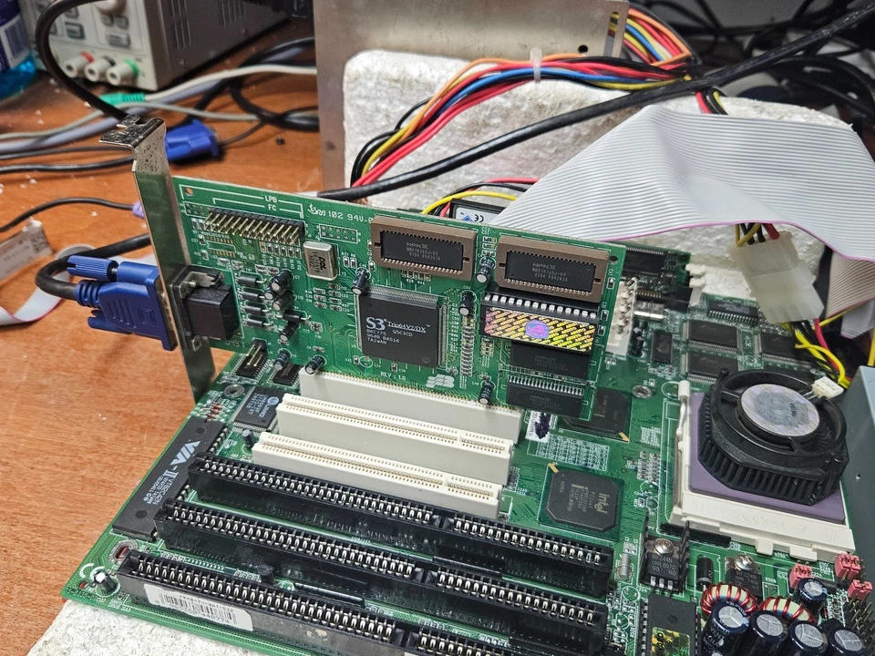 S3 Trio64V2/DX, 86C775, VRAM 2MB, PCI, VGA, Aristo, WORKING CARD - image 4 of 4