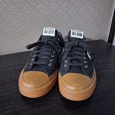 Image of New Converse Star Player 76 OX Black Gum Sole Sneakers - UK 7 - Men’s / Unisex