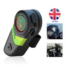 Motorcycle Helmet Bluetooth Headset IP67 1200mAh 30H CVC Noise Canceling