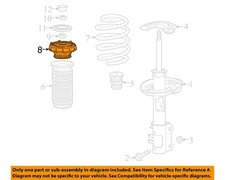 GM OEM 13-22 Encore,Trax Front Suspension Struts Components-Strut Mount 95212727