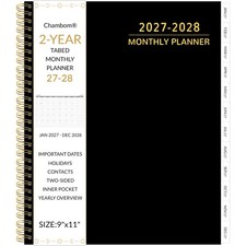 2027-2028 Monthly Planner 2 Year Monthly Planner/Calendar 2027-2028, 24 Month...