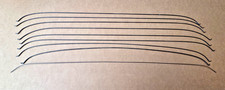 1955 1956 1957 Chevy 2 Or 4 Door Wagon 9 Piece Wire Headliner Bows Used Original