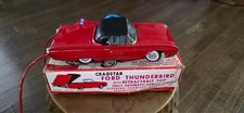 Cragstan Ford Thunderbird Convertible Vintage Tinplate Battery Operated See desc