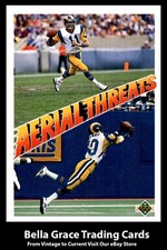 1991 Upper Deck Jim Everett / Henry Ellard #30 Los Angeles Rams NFL Football
