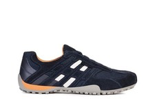 Geox U Snake L navy sneaker slipper RESPIRATrend nuovo U4207L C4002
