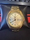 Vintage Seiko Automatic Day-Date wristwatch with a gold-tone 7S26-0060