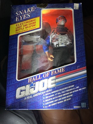 Vintage G.I. Joe Hall of Fame Snake-Eyes Collectable Figurine Sealed! 12'' - 1991