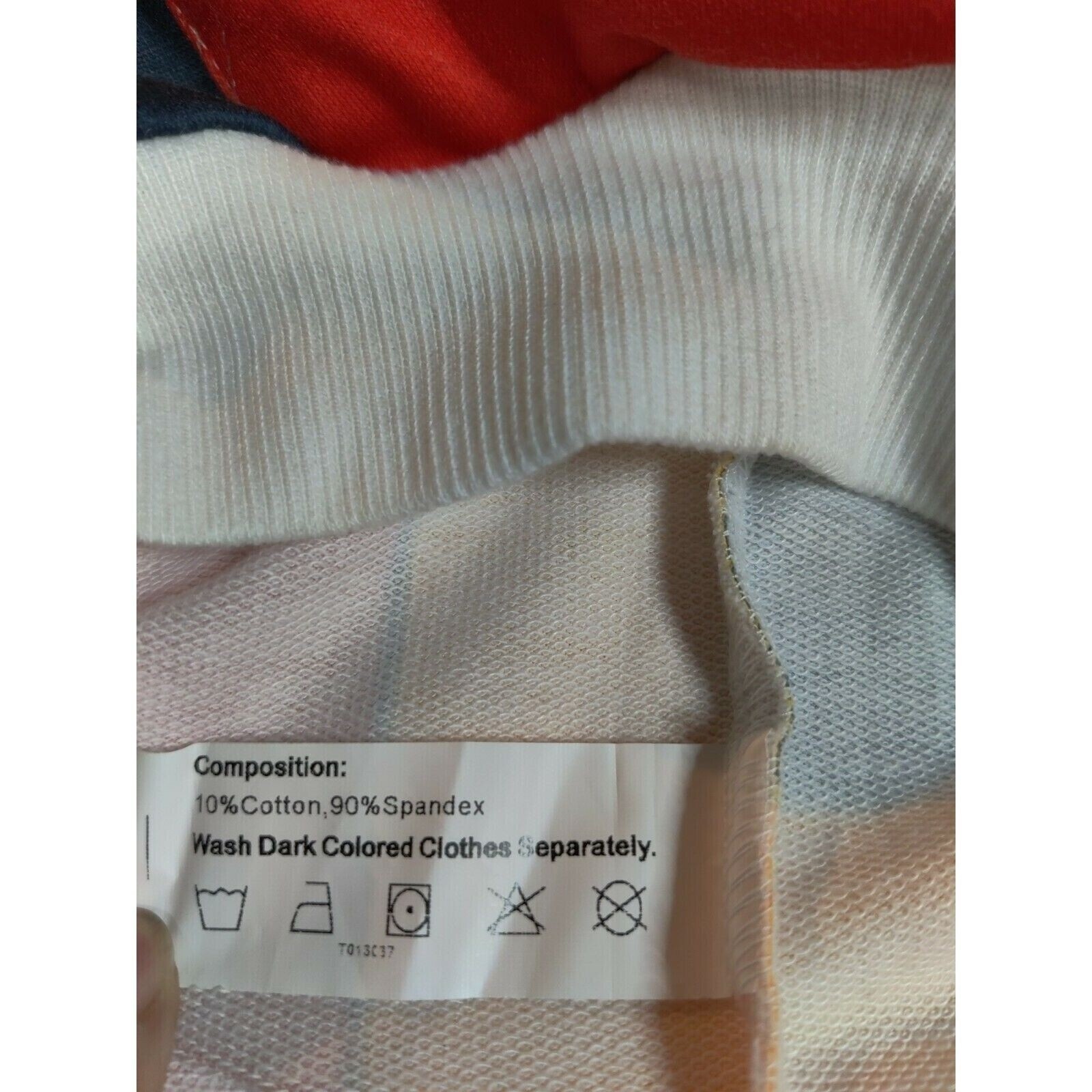 Sample Teat Mens Patchwork Colorblock Hoodie I'M … - image 4