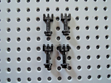 Lego 4 x Stange 2L Scharnier 2433 schwarz 3 Finger 4482 4483 4559 6398 6543