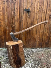 Vintage COLLINS Hudson Bay Axe, Hatchet, 24” Handel “Near Mirror Finish”