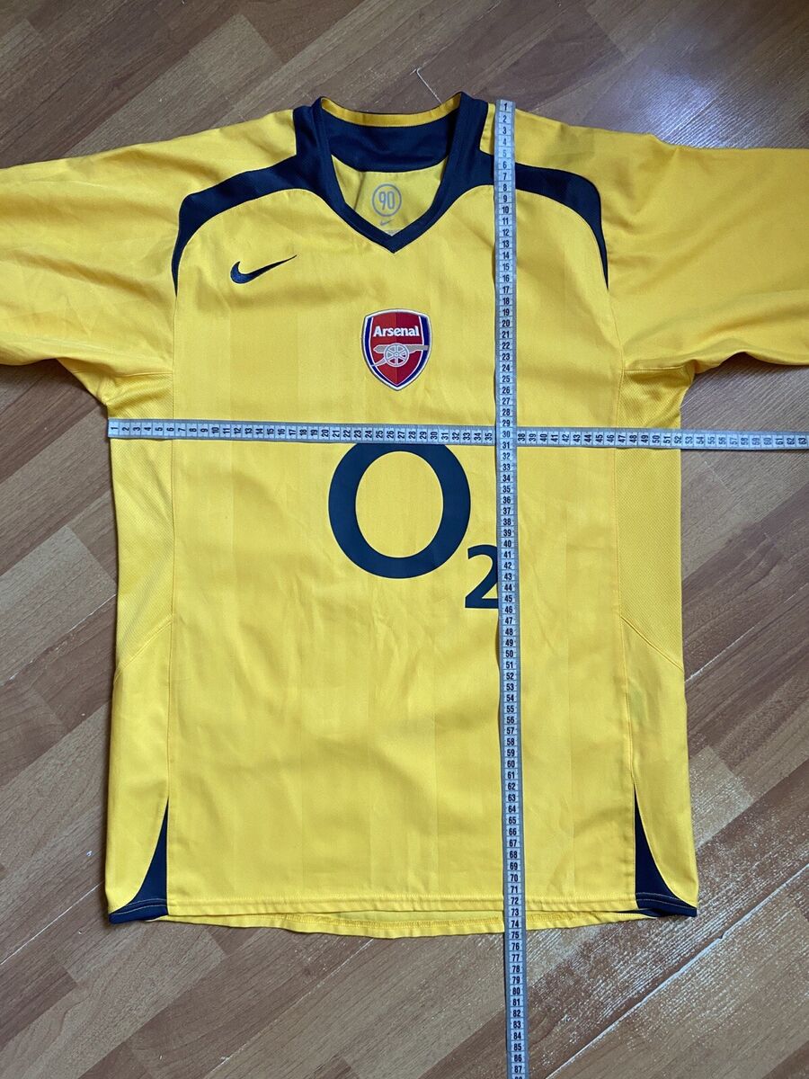 ARSENAL LONDON 2005 2006 AWAY FOOTBALL SHIRT SOCCER JERSEY ARSENAL LONDON 2005 2006 AWAY FOOTBALL SHIRT SOCCER JERSEY