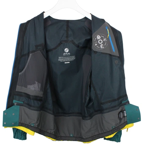 Pyua Recco Climaloop Jacket Men Ski Jacket Large Pockets Zipper - Picture 4 of 15