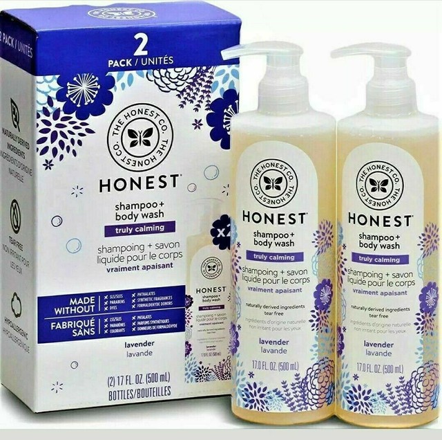 The Honest Company Truly Calming Lavender Shampoo + Body Wash 17 fl oz