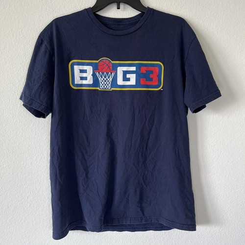 Big 3 Basketball Fireball T-Shirt Kurzarm Large schwarz Ice Cube Logo Herren