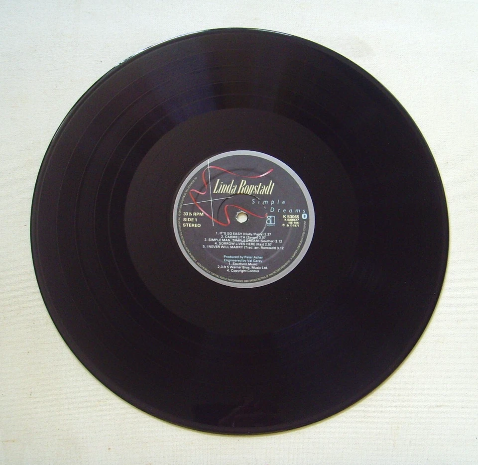 Linda Ronstadt - Simple Dreams - 1977 ASYLUM (VG+/VG+) - Image 2 of 4