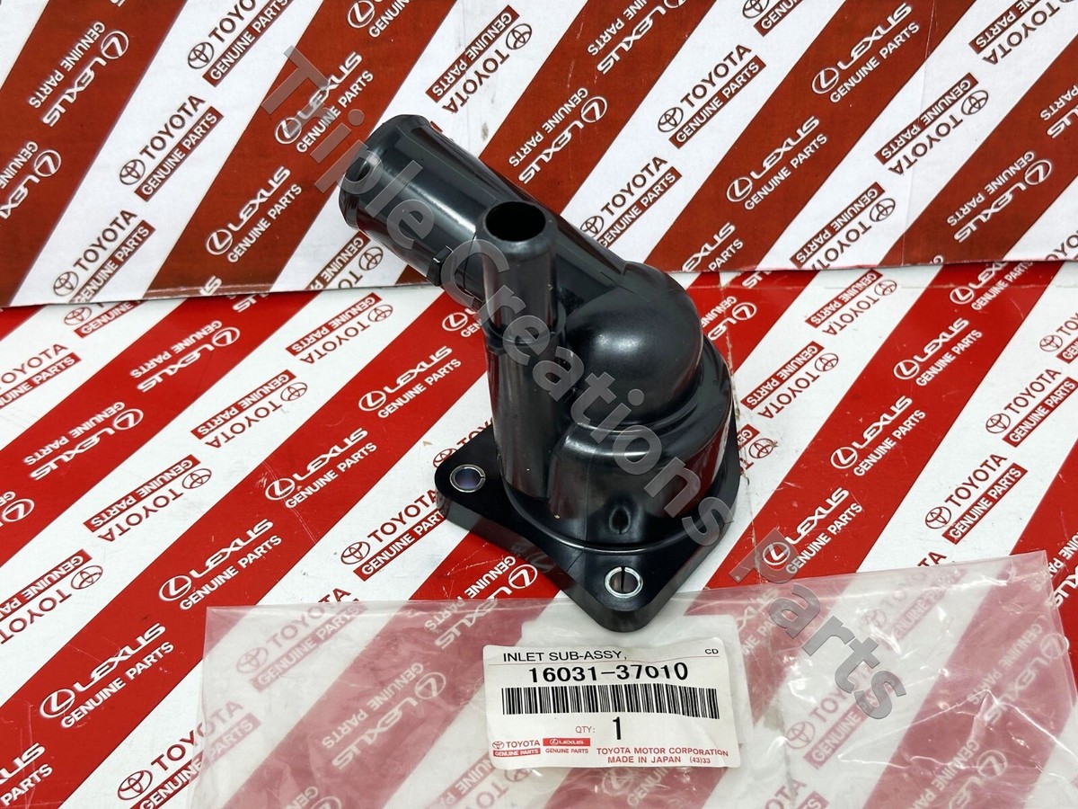 TOYOTA GENUINE 16031-37010 WATER INLET SUB-ASSY, WITH THERMOSTAT 