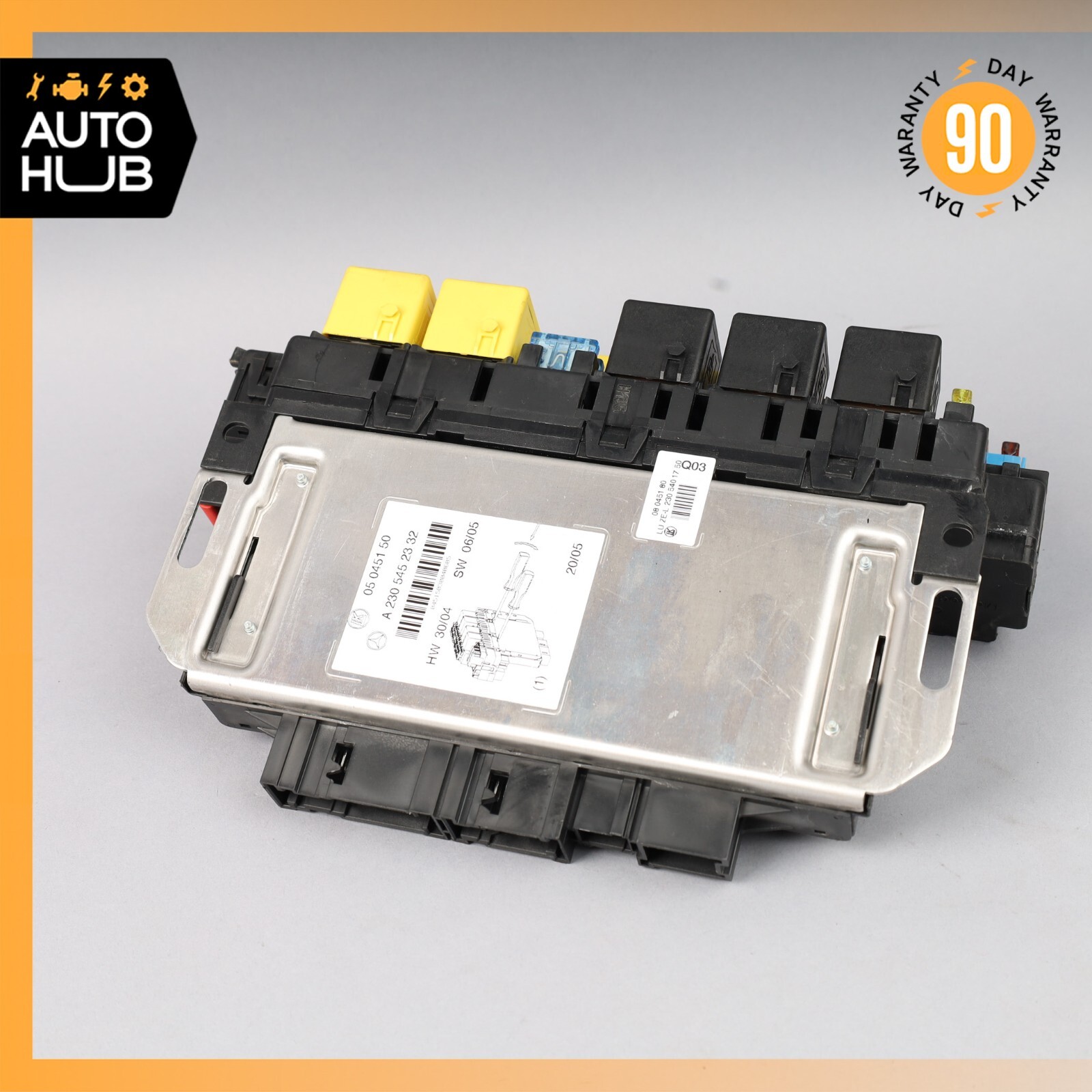 03-12 Mercedes R230 SL500 SL55 SLR Front Left SAM Fuse Box Control Module OEM
