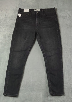 Topshop Jamie Skinny Fit Jeans Womens Size 31 x 28 Dark Gray Stretch Petite