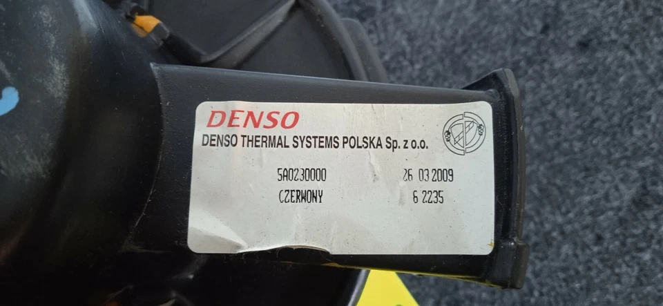 5A0230000 VENTOLA ABITACOLO RISCALDAMENTO MANUAL STUFA FIAT PANDA 1691.2 B 2009 - Immagine 3 di 3