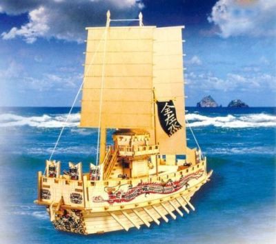 YoungModeler Panok Ship Battleship Korean Classic Warship Wooden Model Kit