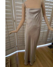 SHOW ME YOUR MUMU TUSCANY MAXI PURPLE LUXE SATIN SLIP DRESS S