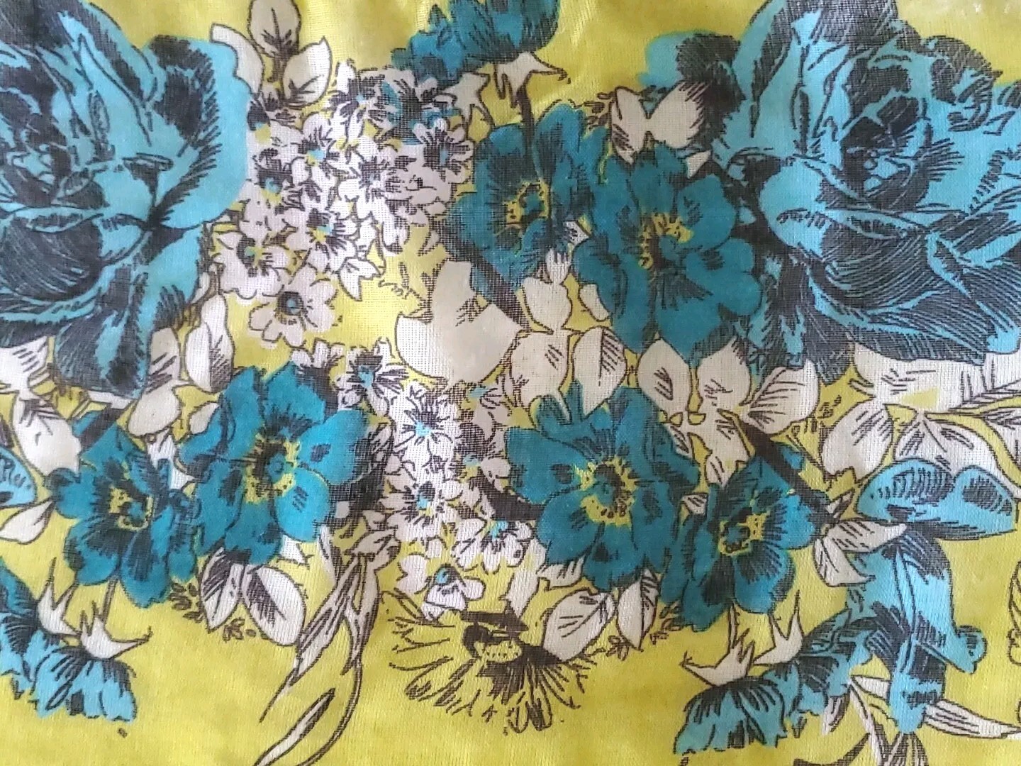 Sheer Multifunctional Rectangular Lightweight Yel… - image 3