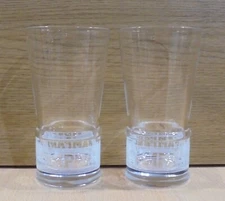CAMPARI BITTER ADVERTISIGN SET OF TWO GLASSES