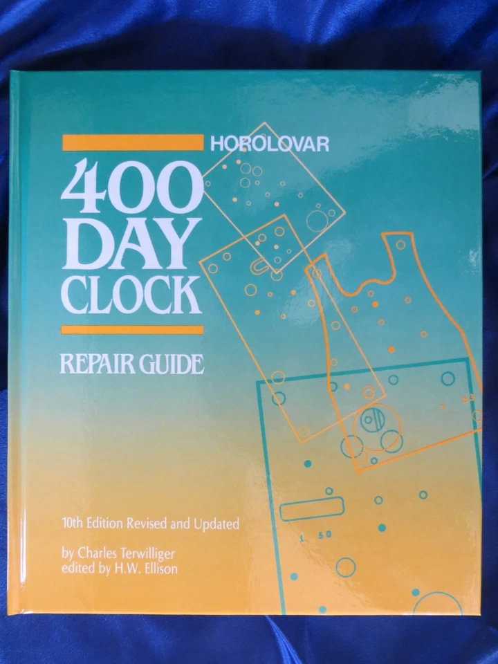 (Damaged) Horolovar 400 Day Anniversary Clock Repair Guide Book - 10th Edition - Imagen 3 de 4