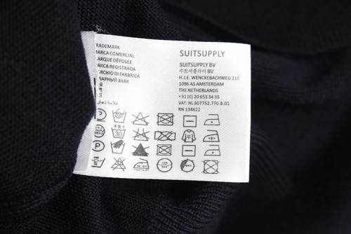 Suitsupply Merino Wool Jumper Herren Zur Seite fahren Dunkelblau MEDIUM - Bild 7 von 8